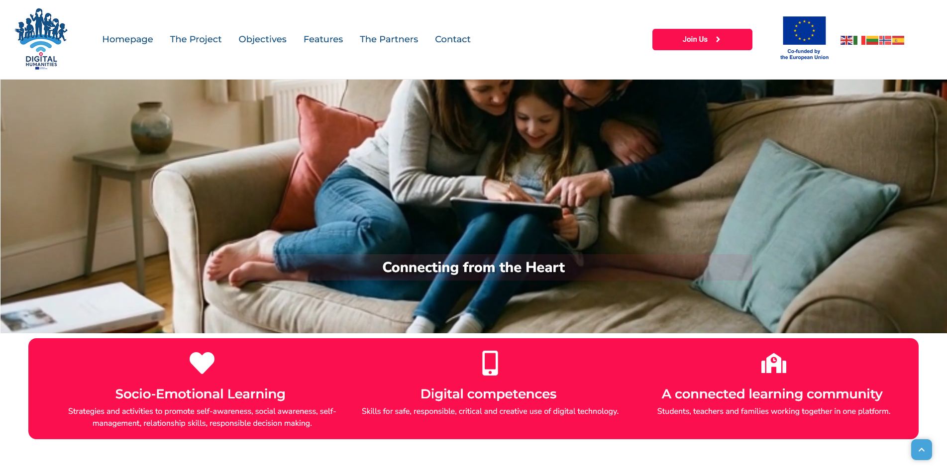 Captura del proyecto Digital Humanities